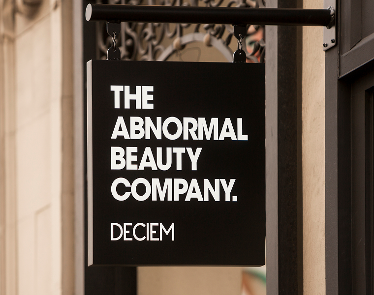 DECIEM storefront imagery, brand website preview image